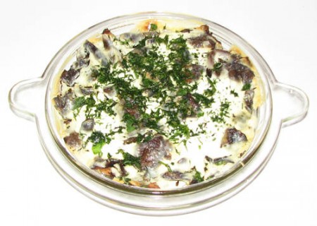 Trout with Mushrooms 